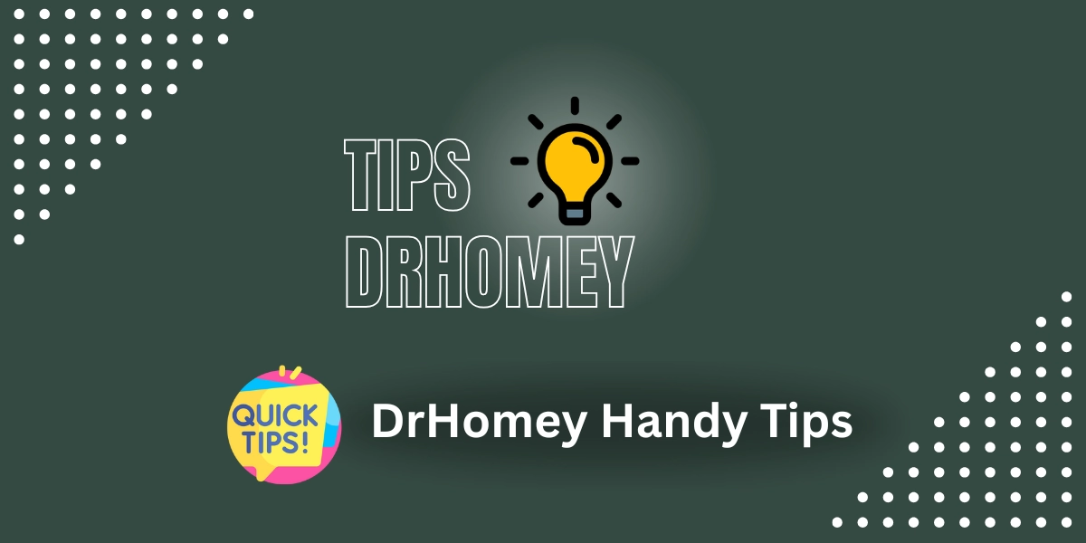 Blog 3 tips drhomey