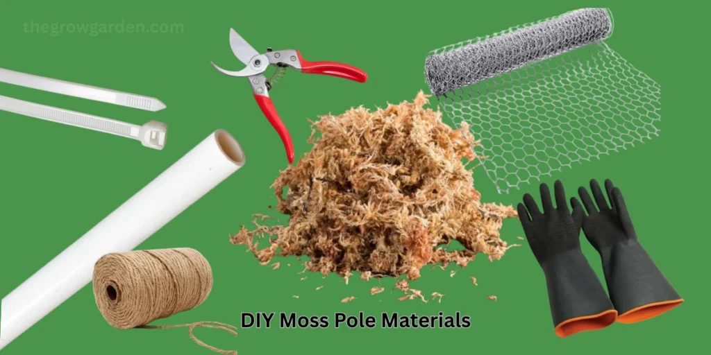 DIY Moss Pole: The Ultimate Guide for Garden and Plant Lovers 1 diy moss pole materials