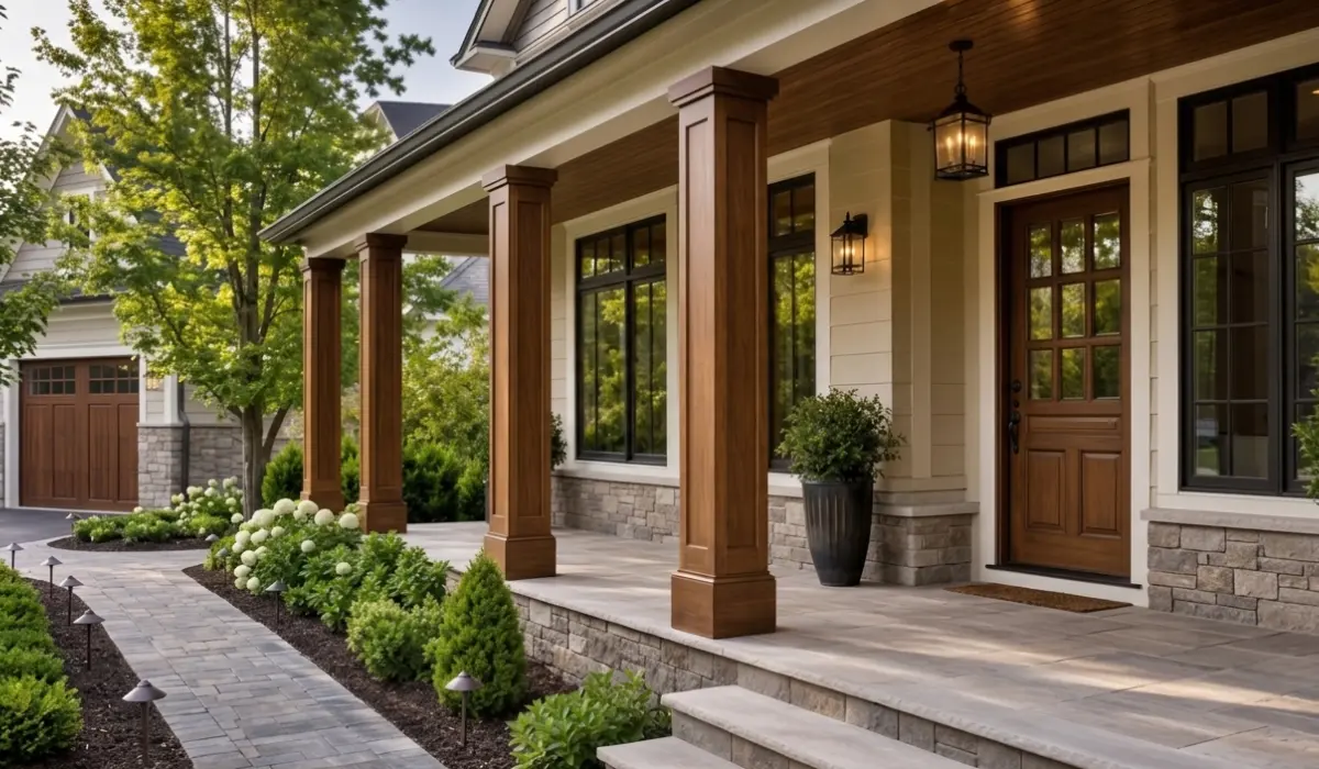 Home 5 Exterior Wood Column Wraps