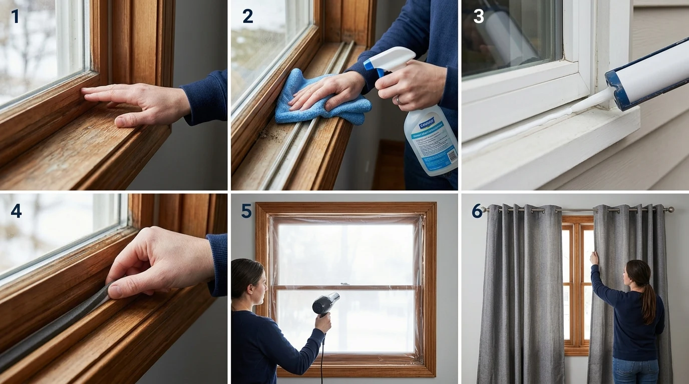 Home 1 how to weatherproof windows